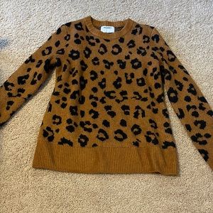 Cheers print sweater